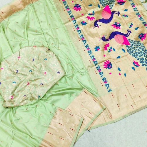 Kalakruti Paithani Silk Saree