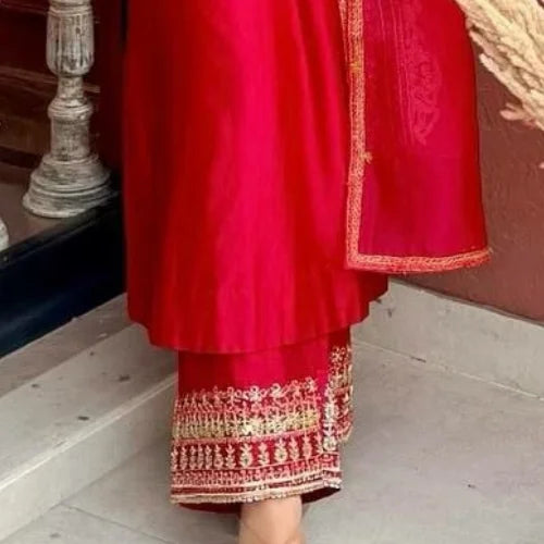 Meher Roman Silk Embroidered Set