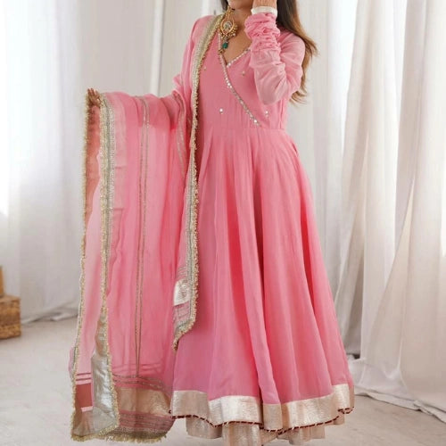 Meher Mirrorwork Anarkali Set