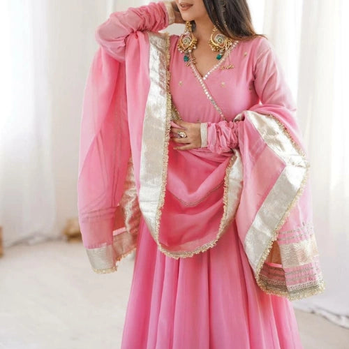 Meher Mirrorwork Anarkali Set