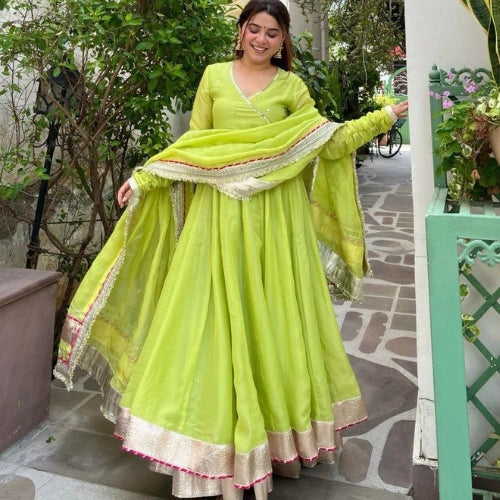 Meher Mirrorwork Anarkali Set