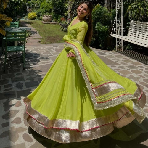 Meher Mirrorwork Anarkali Set