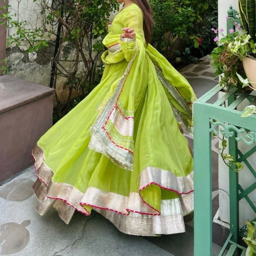 Meher Mirrorwork Anarkali Set