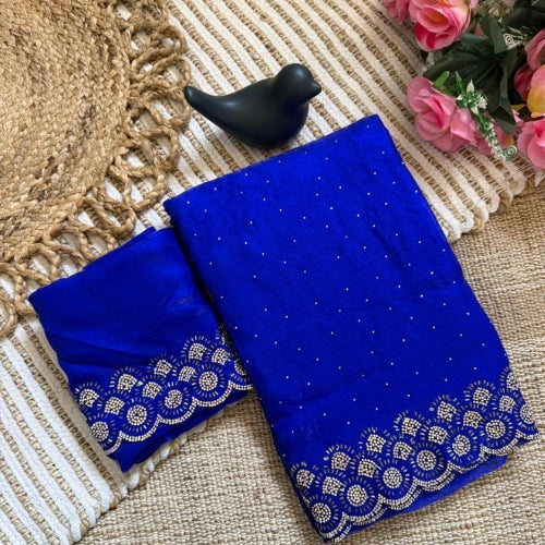 Tamanah Fendi Silk Jarkan Saree