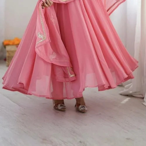 Aaradhya Royal Swirl Gown Set