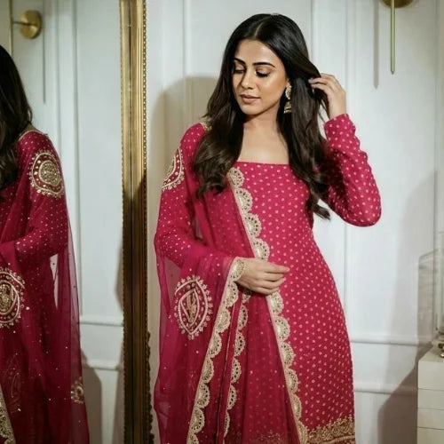Gulnaar Digital Print Palazzo Set