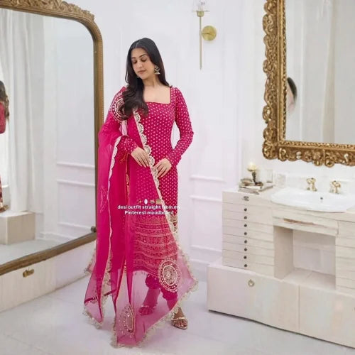 Gulnaar Digital Print Palazzo Set
