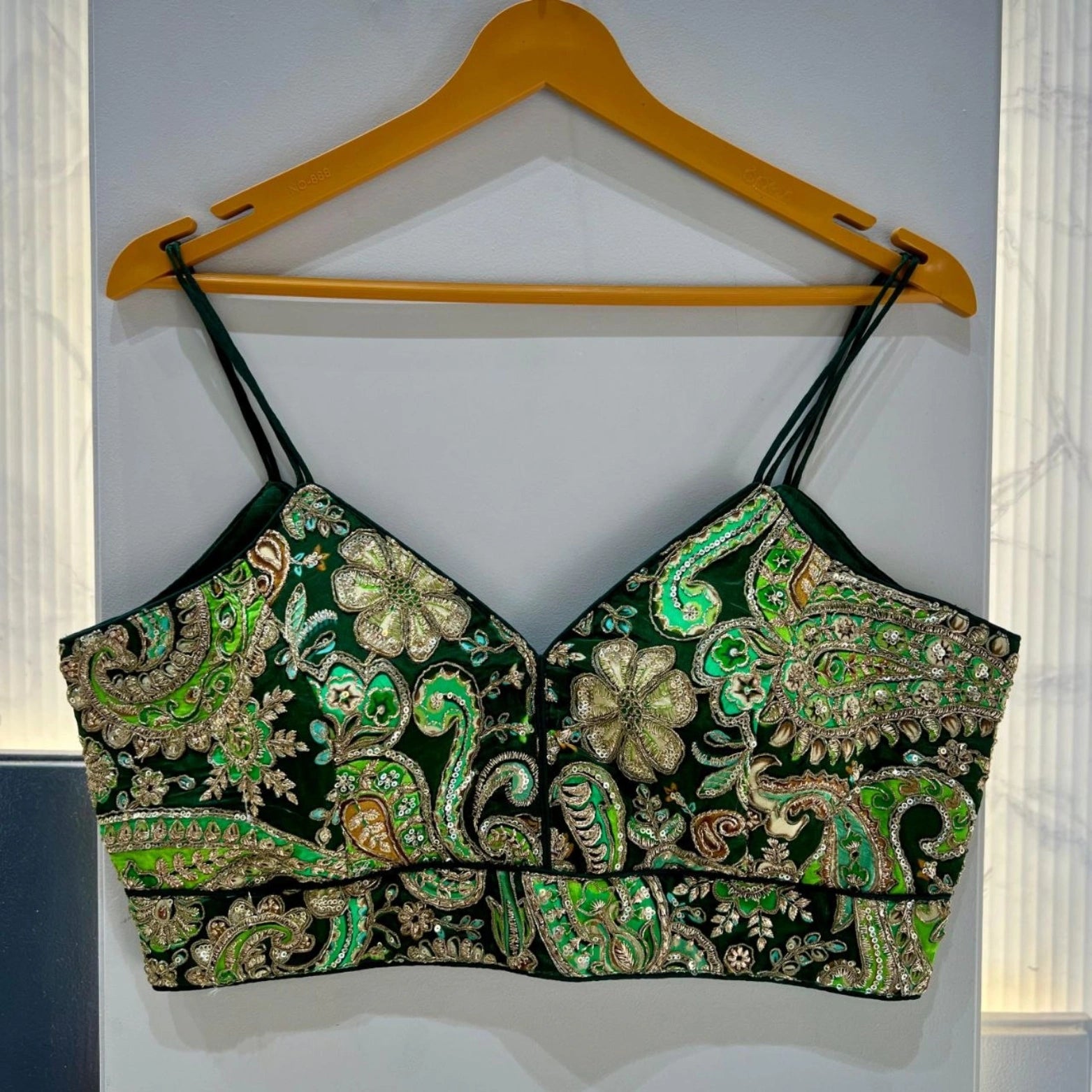 Heavy Viscose Crepe Silk Party Wear Blouse