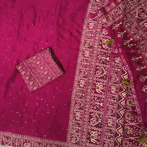 Varnika Ajrakh Mul Cotton Saree