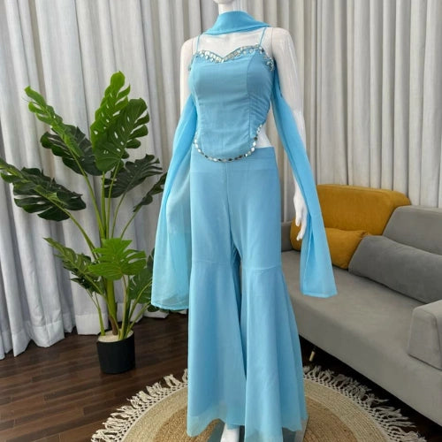 Celeste Mirror Sharara Set