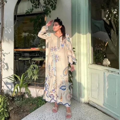 Heavy Star Silk Mirror Work Designer Suit Set