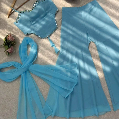 Celeste Mirror Sharara Set