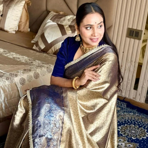 Royal Tissue Silk Zari Weave Saree