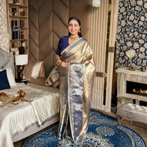 Royal Tissue Silk Zari Weave Saree