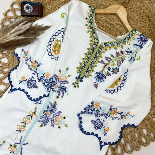 Heavy Star Silk Mirror Work Designer Suit Set