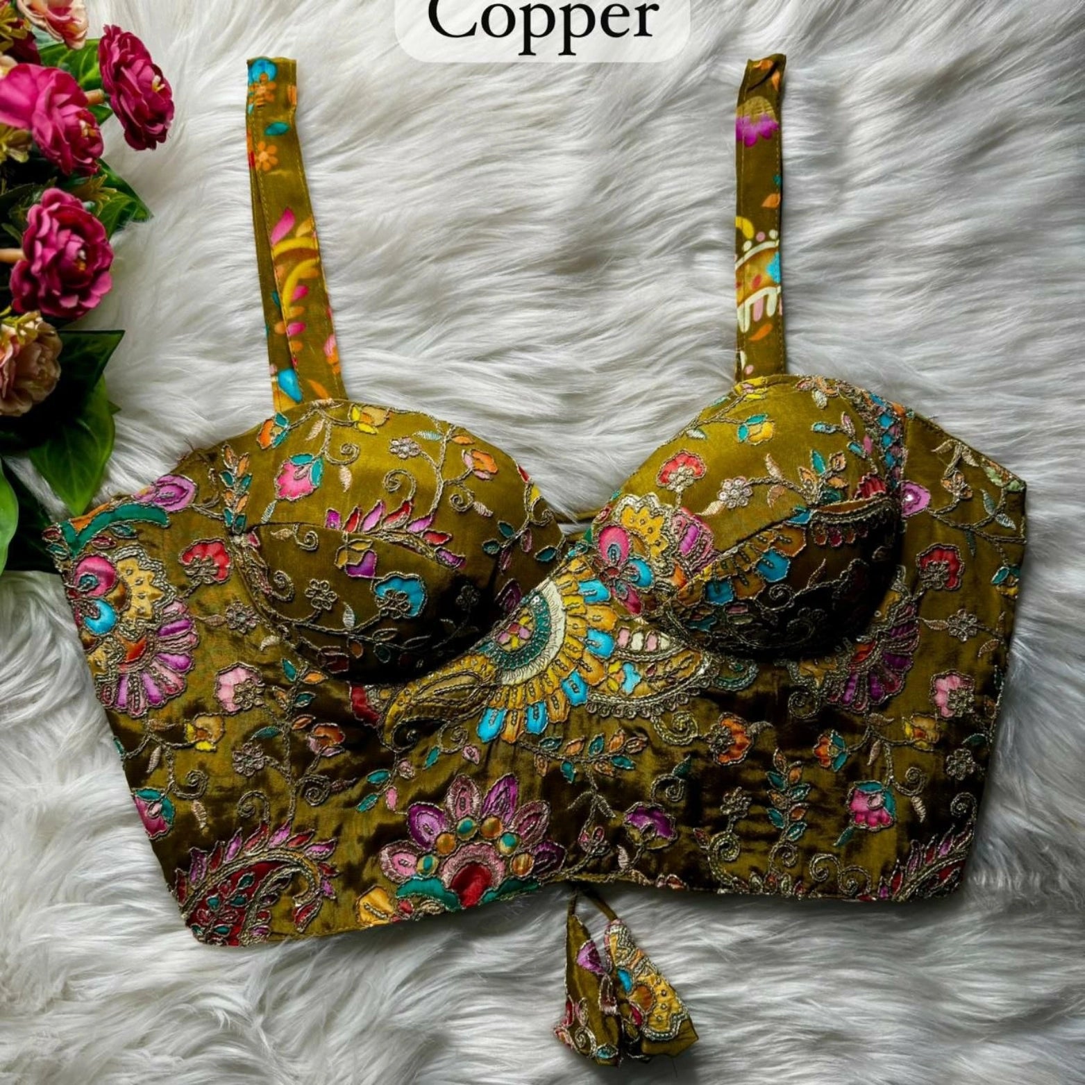 Banarasi Corset Party Wear Blouse