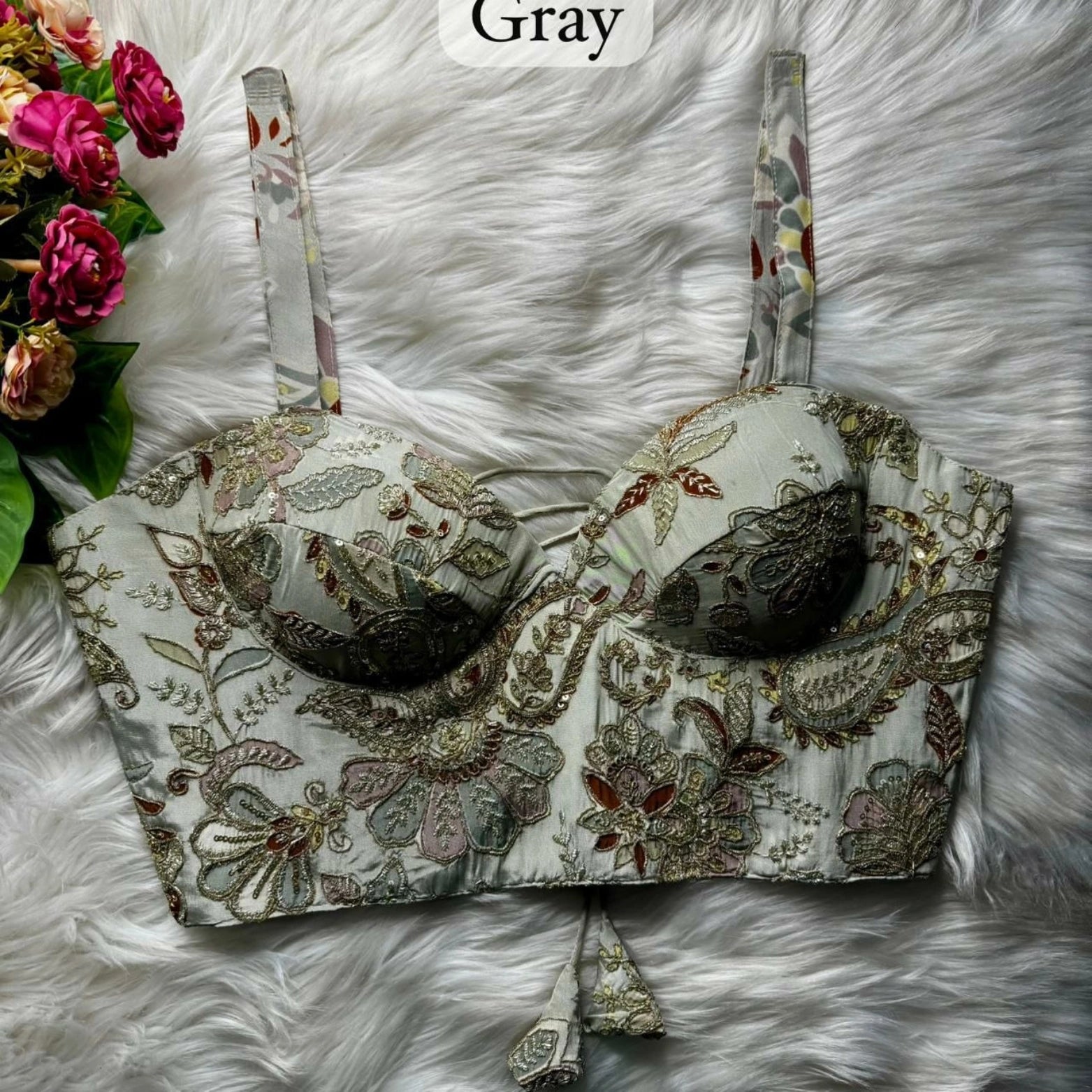 Banarasi Corset Party Wear Blouse