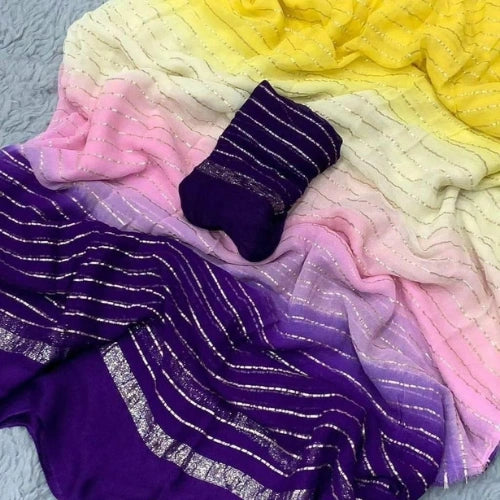 Aurora Mist Ombre Saree