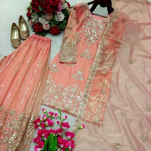 Nooraya Organza Sharara Set