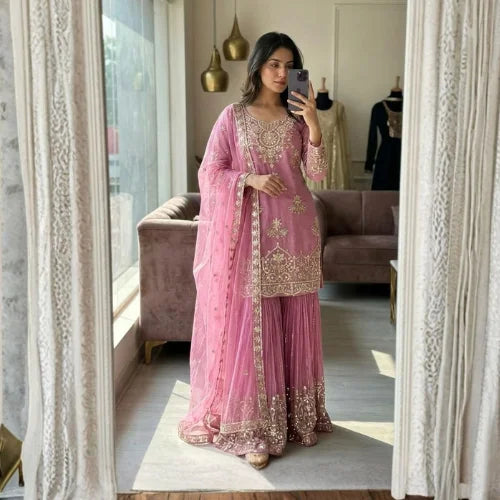Nooraya Organza Sharara Set