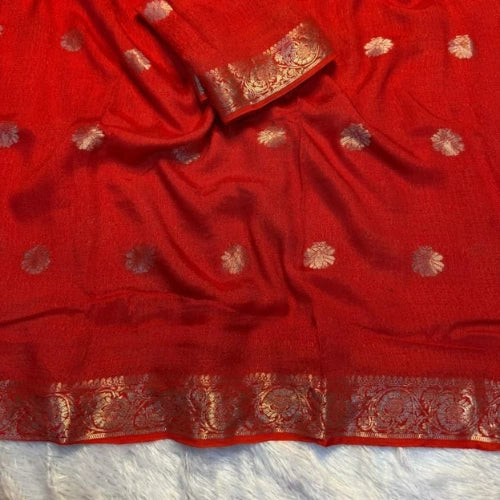 Varnika Jacquard Butta Saree