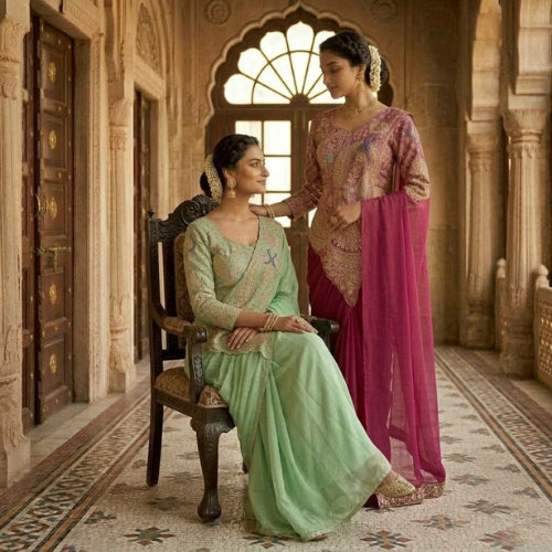 Rangoli Royale Ready-to-Wear Saree