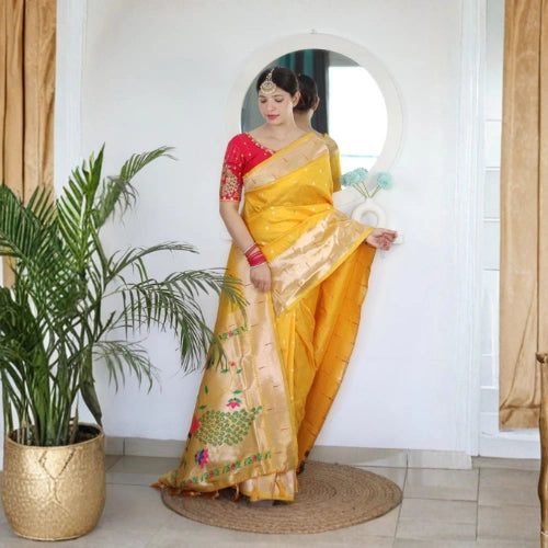 Kalakruti Paithani Silk Saree