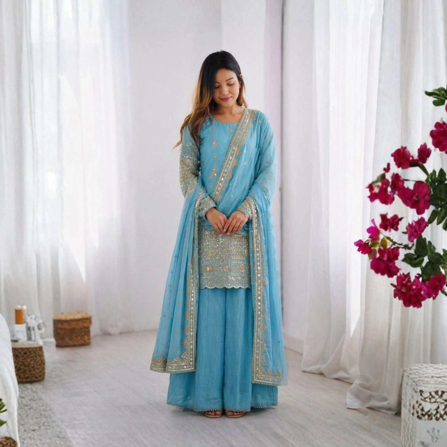 Aabroo Vichitra Sharara Set