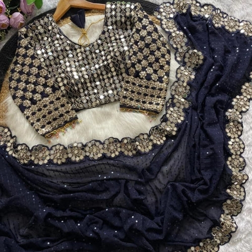 Noor Mirror Luxe Ready Saree