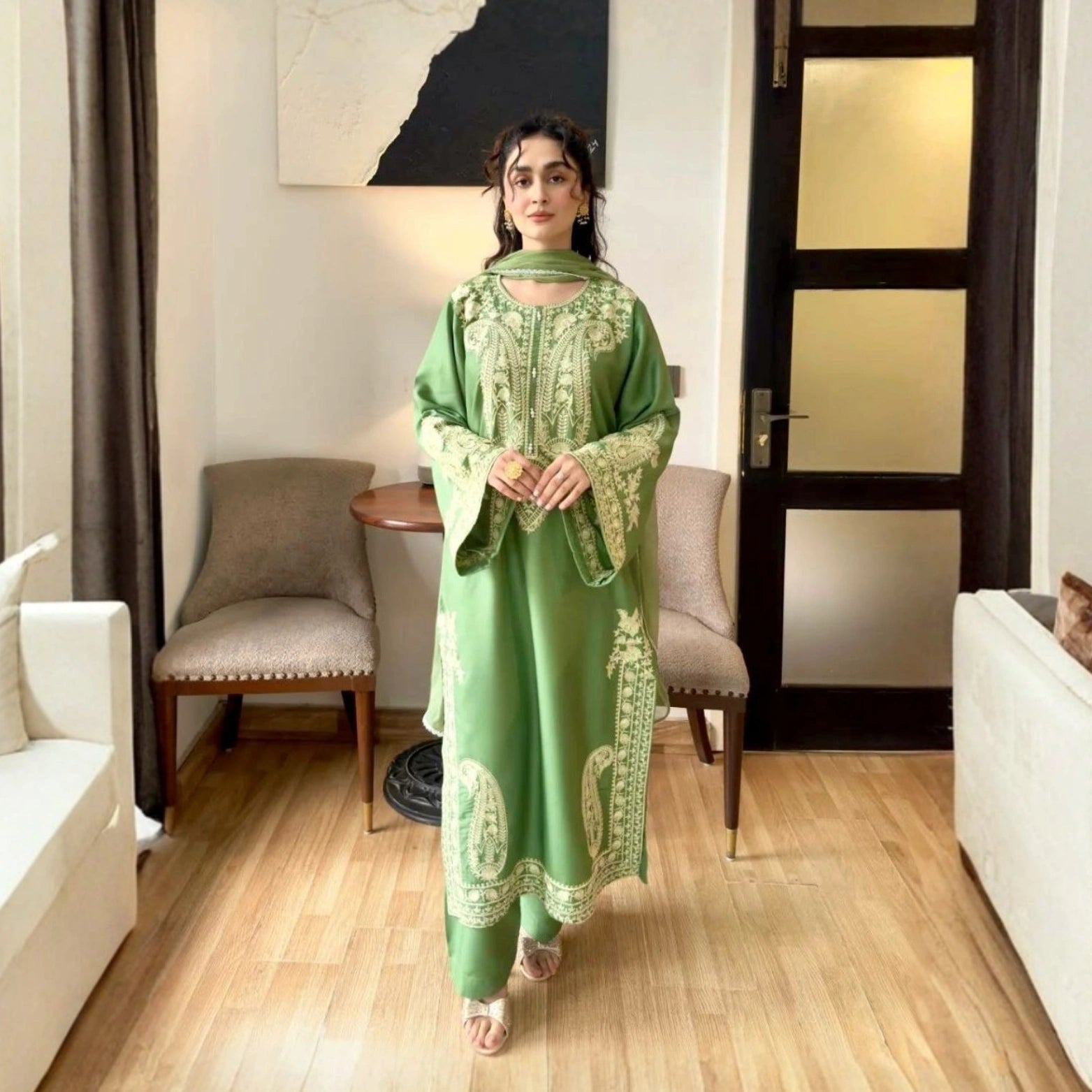 Noor Belle Organza Suit Set