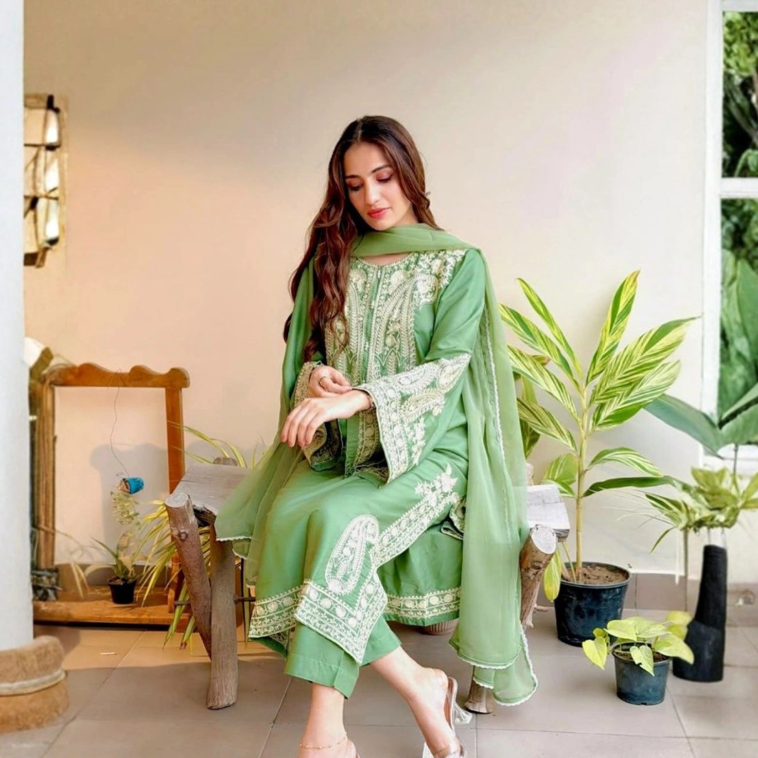 Noor Belle Organza Suit Set