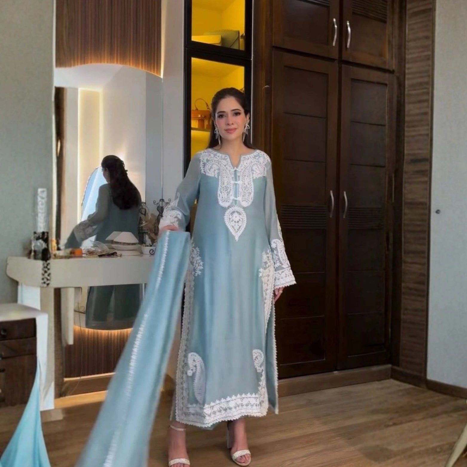 Noor Belle Organza Suit Set