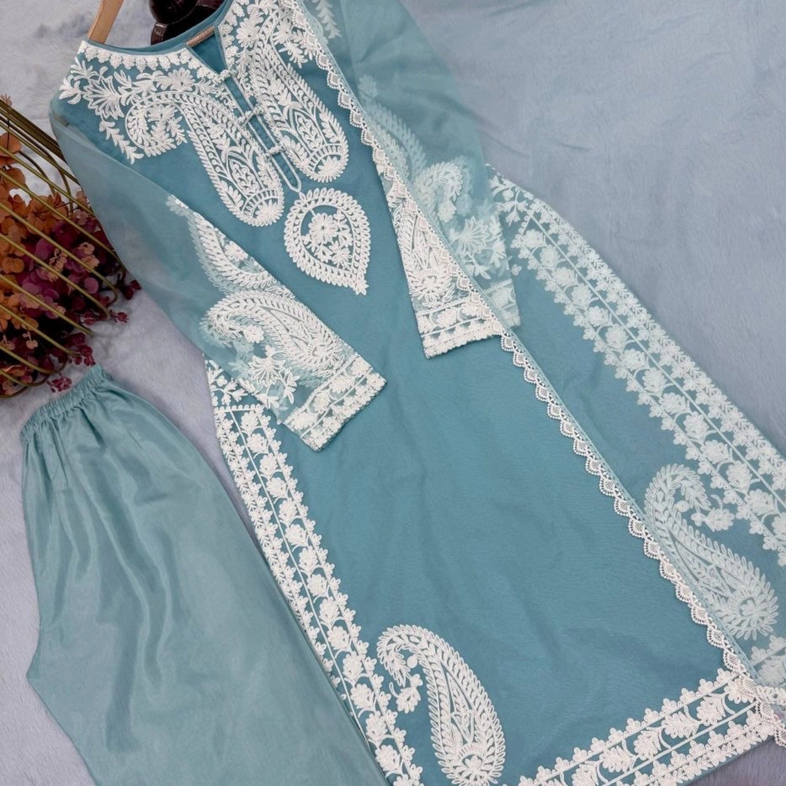 Noor Belle Organza Suit Set