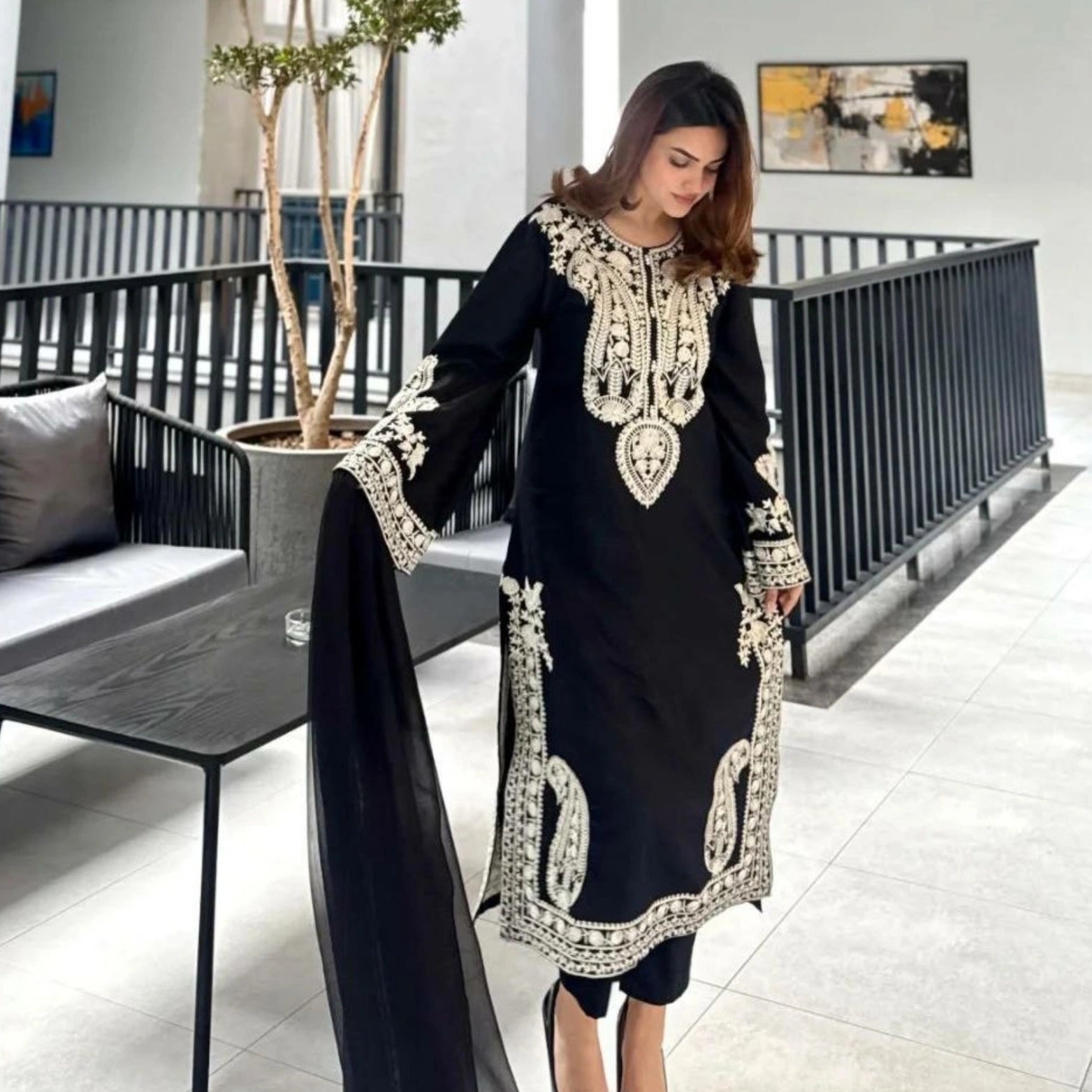 Noor Belle Organza Suit Set