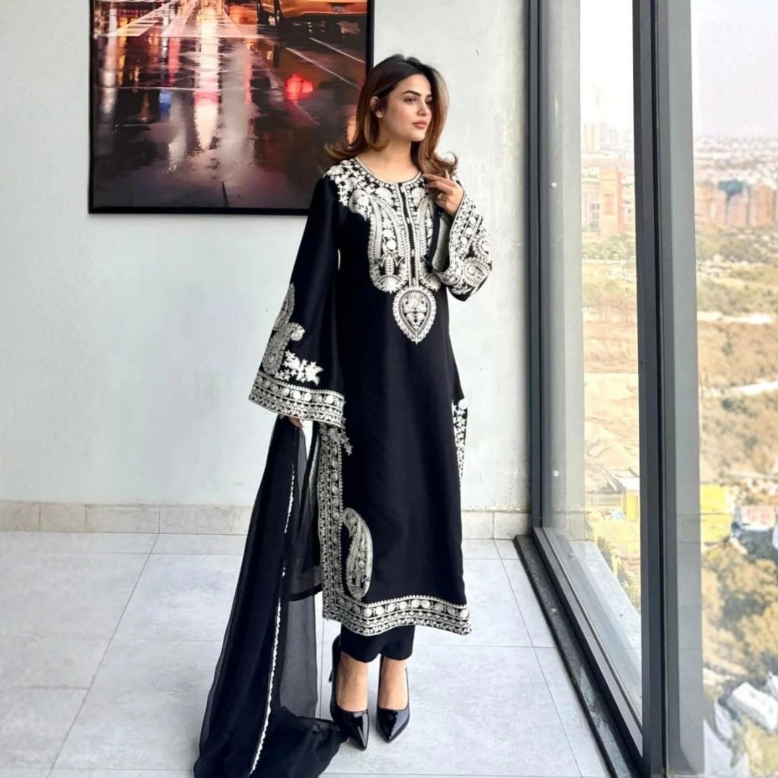 Noor Belle Organza Suit Set