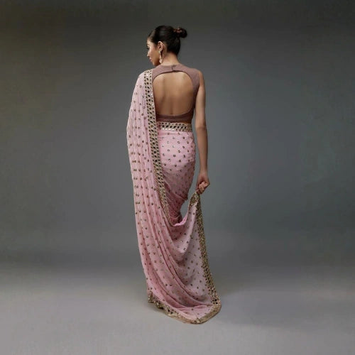 Blush Mirror Grace Saree