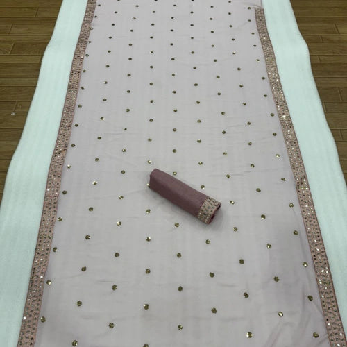 Blush Mirror Grace Saree