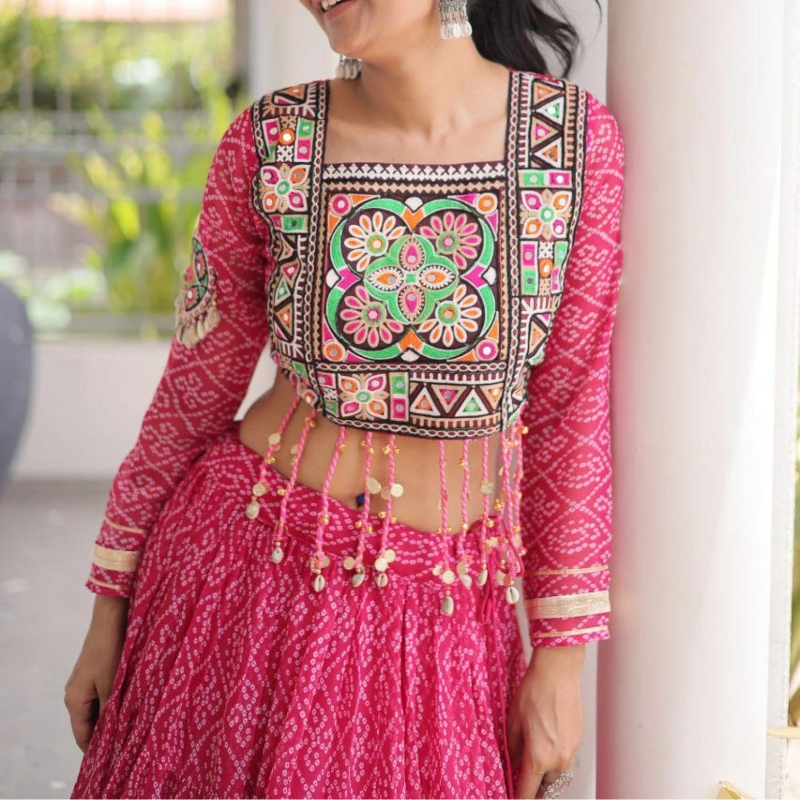 Meher Bandhani Kutchi Lehenga Set