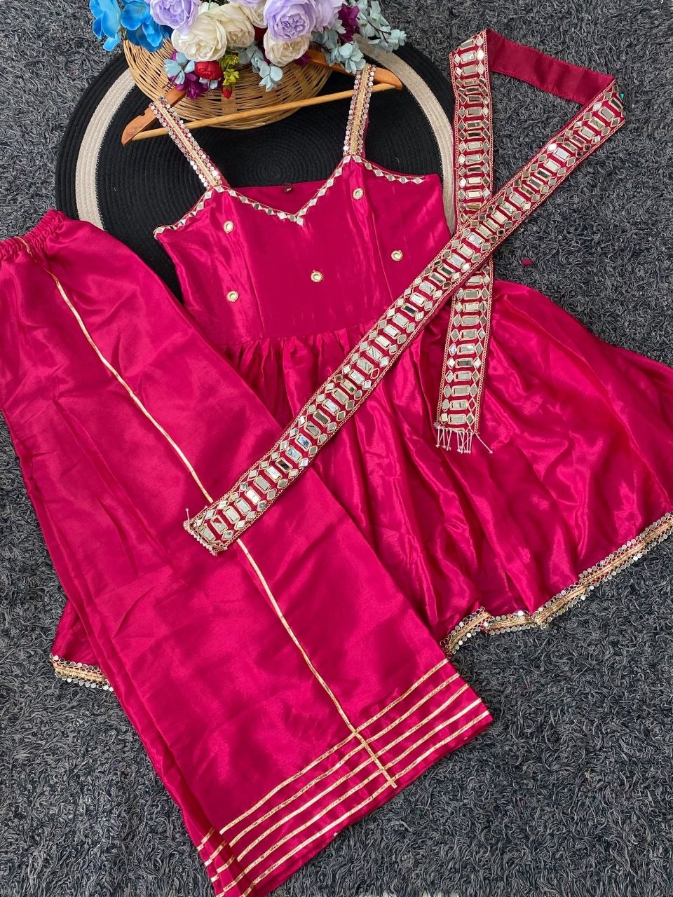 Short Kurti with Palazzo