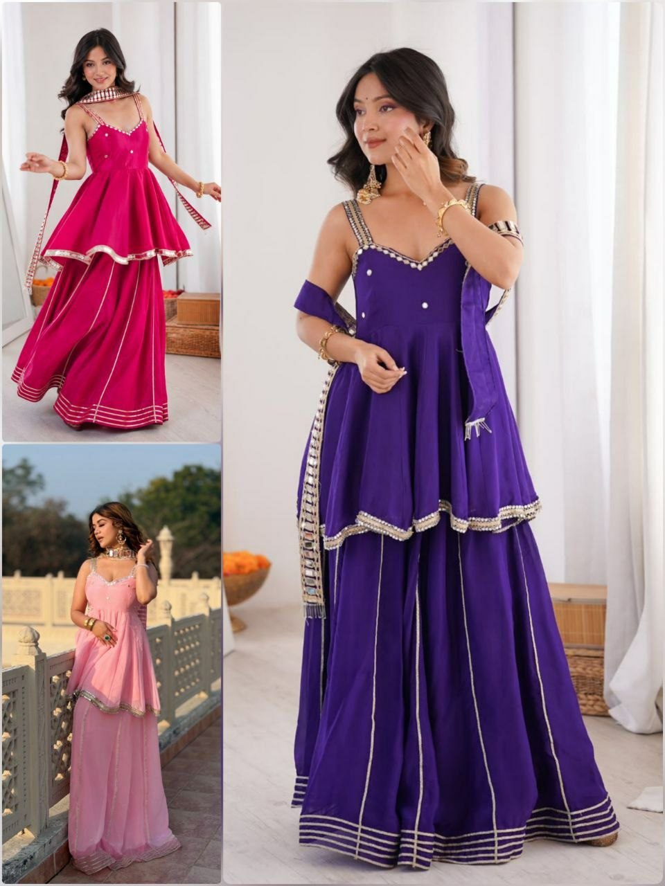 Short Kurti with Palazzo
