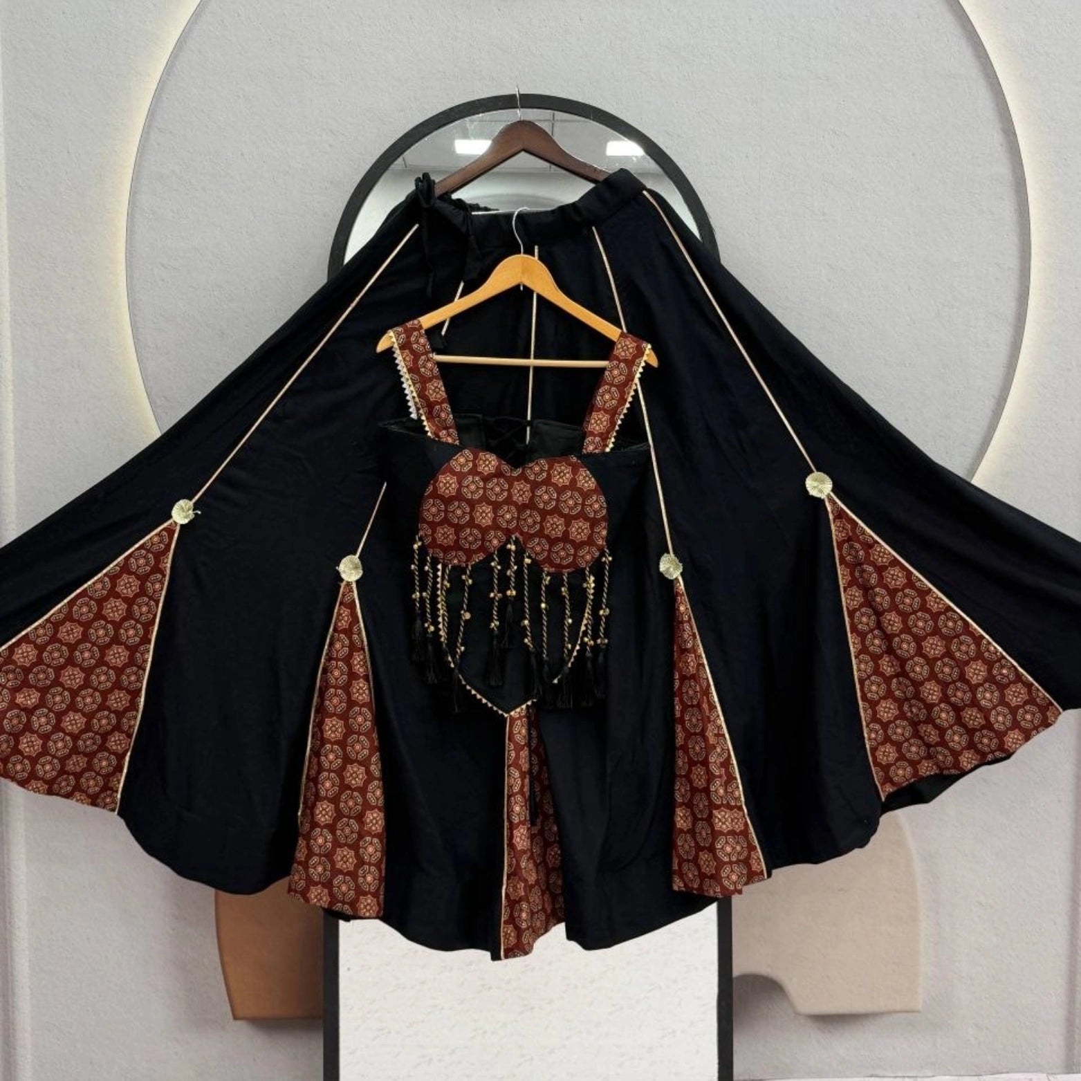 Aarohi Ajrakh Heritage Lehenga Set