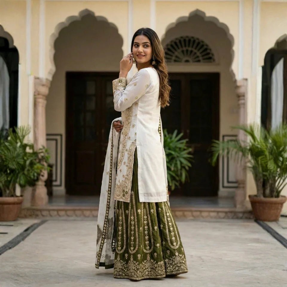 Aarohi GMY Silk Suit