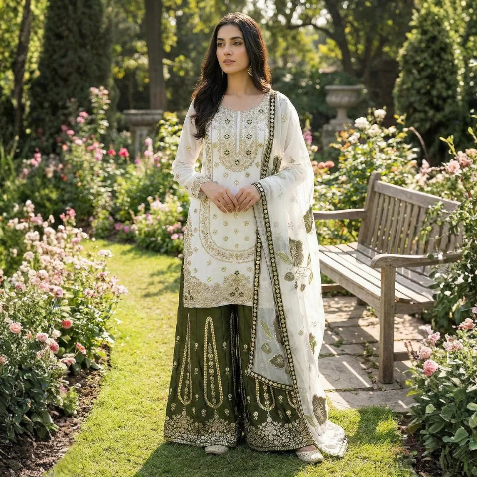 Aarohi GMY Silk Suit