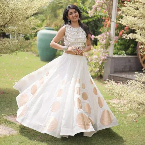 Sitara Gota Mirror Lehenga Set