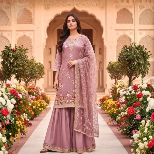 Kavya GMY Silk Suit