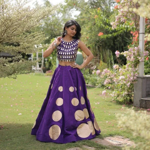 Sitara Gota Mirror Lehenga Set
