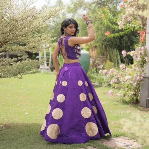 Sitara Gota Mirror Lehenga Set