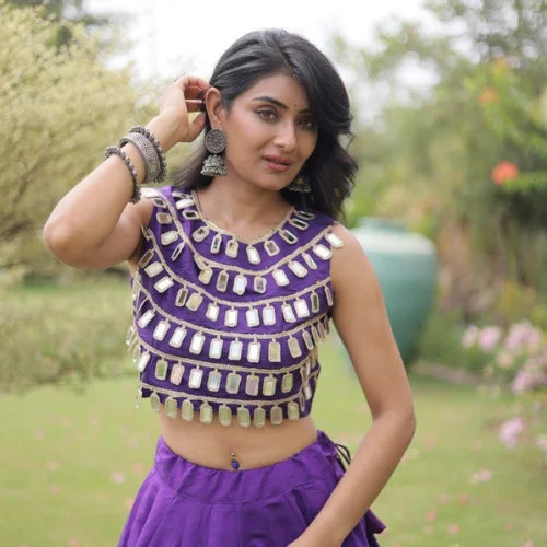 Sitara Gota Mirror Lehenga Set