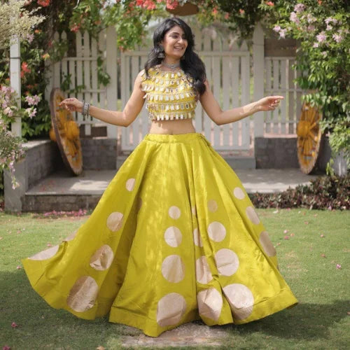 Sitara Gota Mirror Lehenga Set