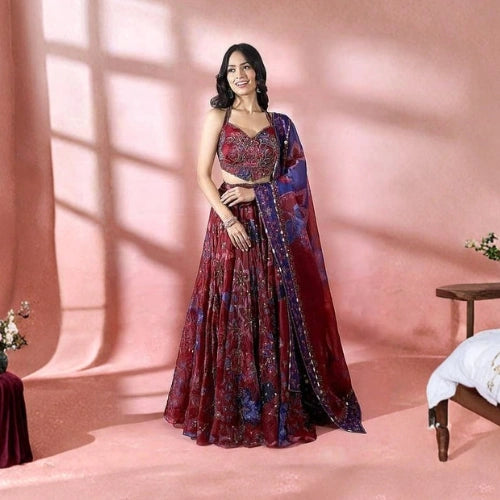 Raqs-E-Gul Lehenga Set